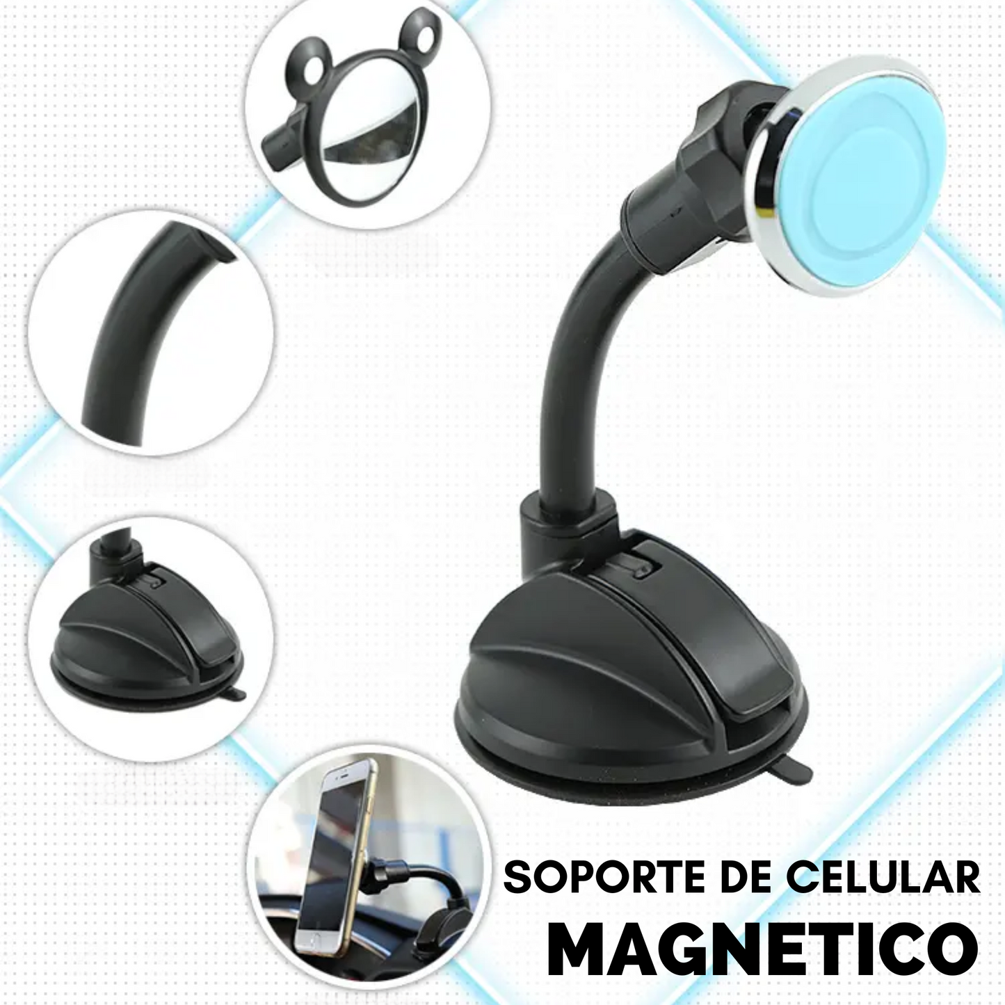 Soporte Magnético para Teléfono de Carro